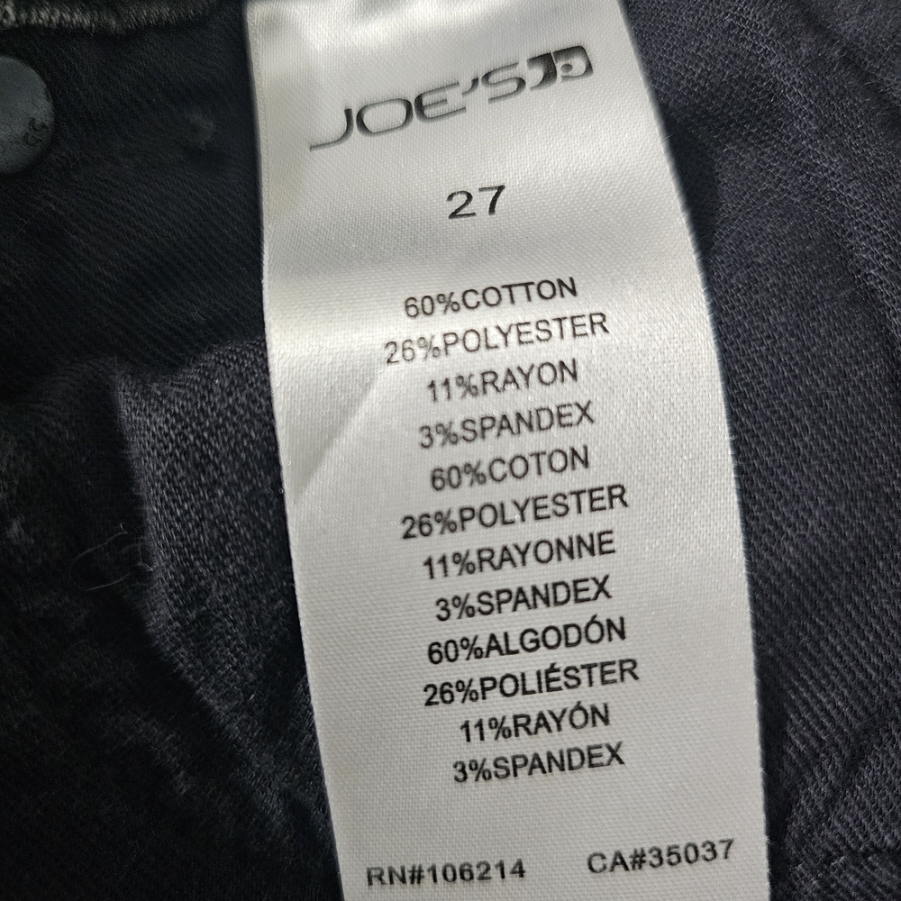 Joe's Jeans Dark Size 27 Black/Grayish Skinny - Picture 5 of 7